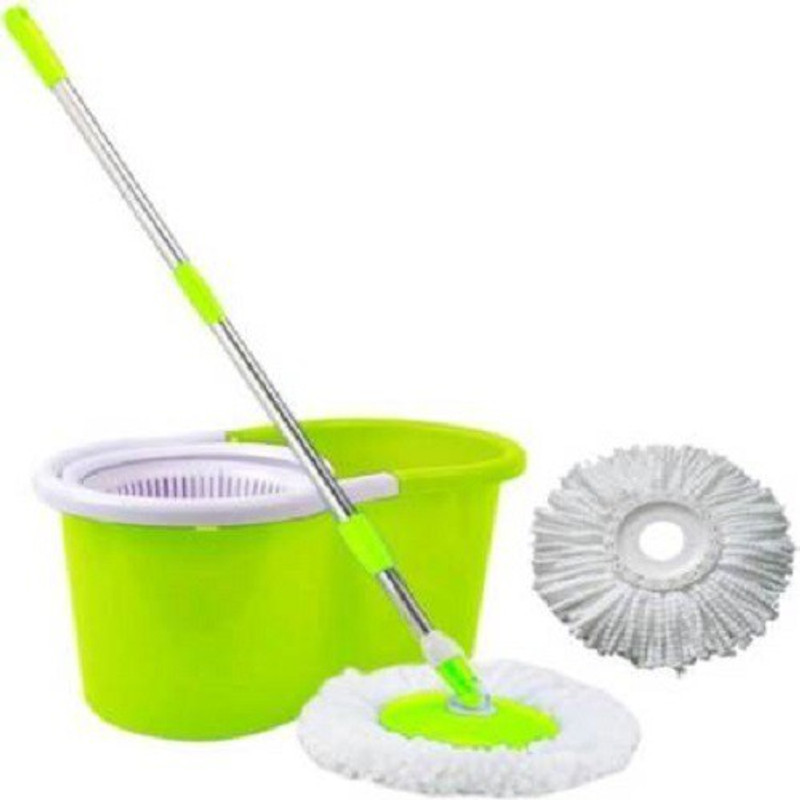 yozika Mop for Floor Cleaning Heavy Duty Wet & Dry Mop(Green)