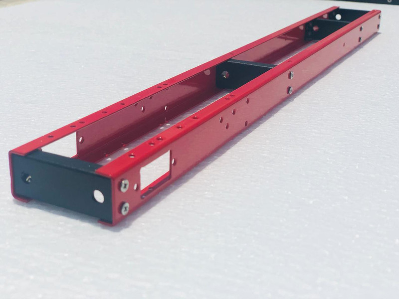 indian scale art RC Truck hassis frame Toy Accessory(Trucks and Buses Red)