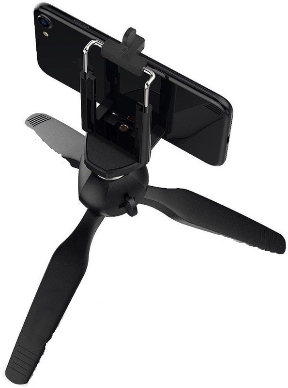Buy Genuine YT-228 Universal Phone Holder Clip Mini Tripod(Black, Supports Up to 500 g)