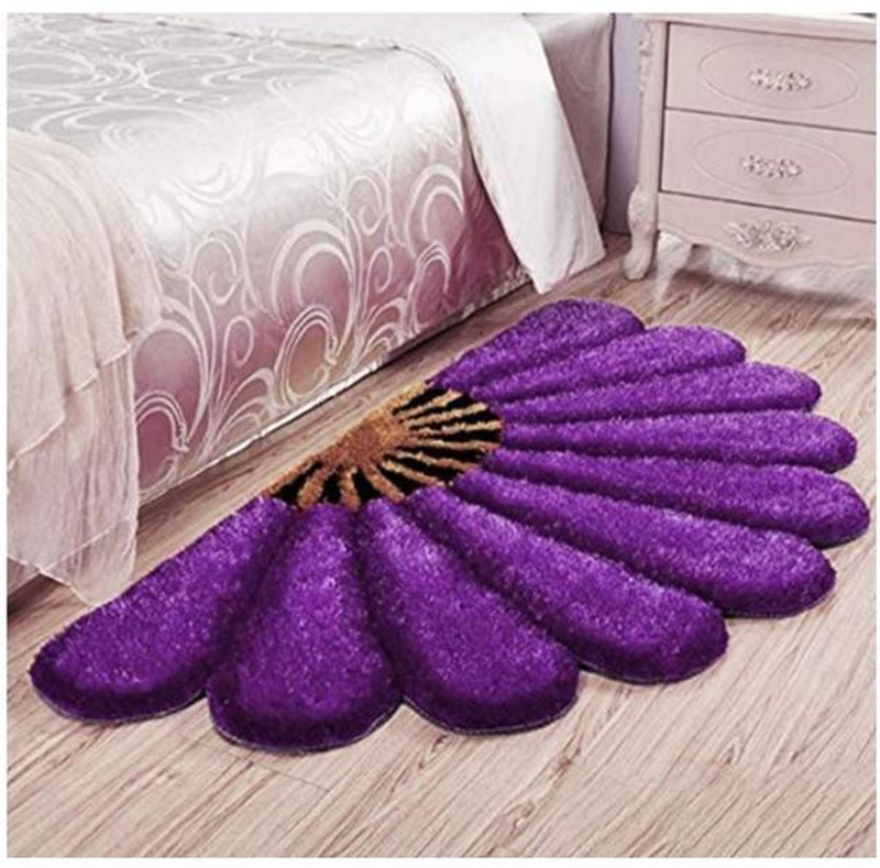 ruhalfabb Purple Polyester Area Rug(50 cm  X 140 cm)