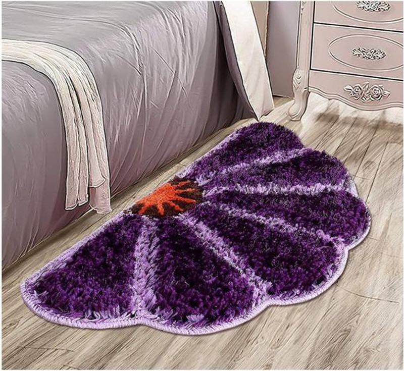 ruhalfabb Purple Polyester Area Rug(50 cm  X 140 cm)