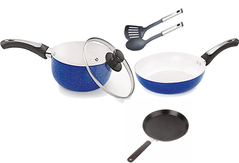 lacuzini Induction Bottom Cookware Set(Ceramic, 5 - Piece)