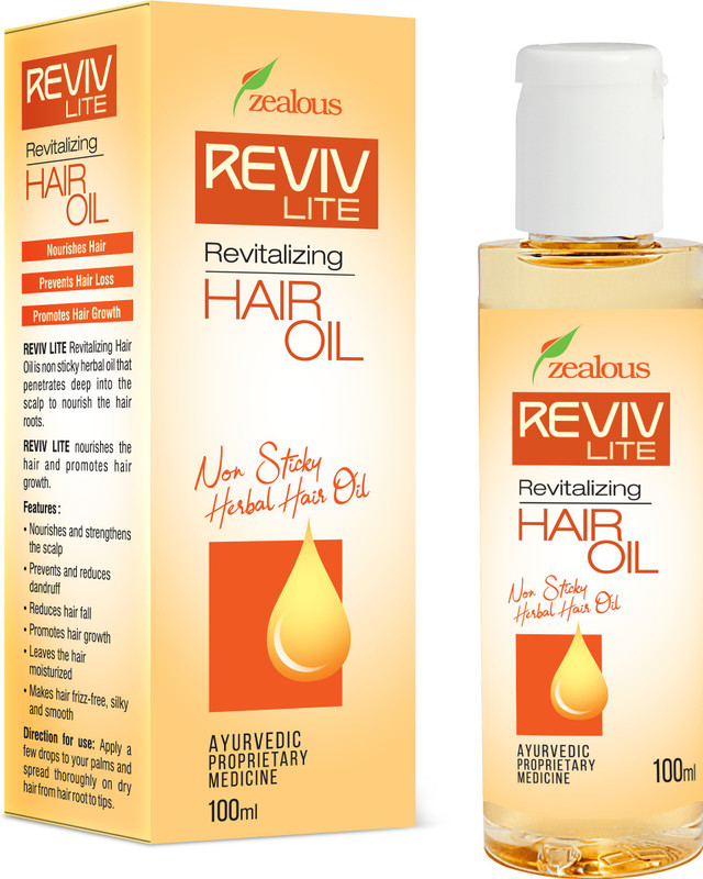 zealous health REVIV, Revitalizing hair oil, stop hair fall, strengthen hair, 100ml Hair Oil(100 ml)