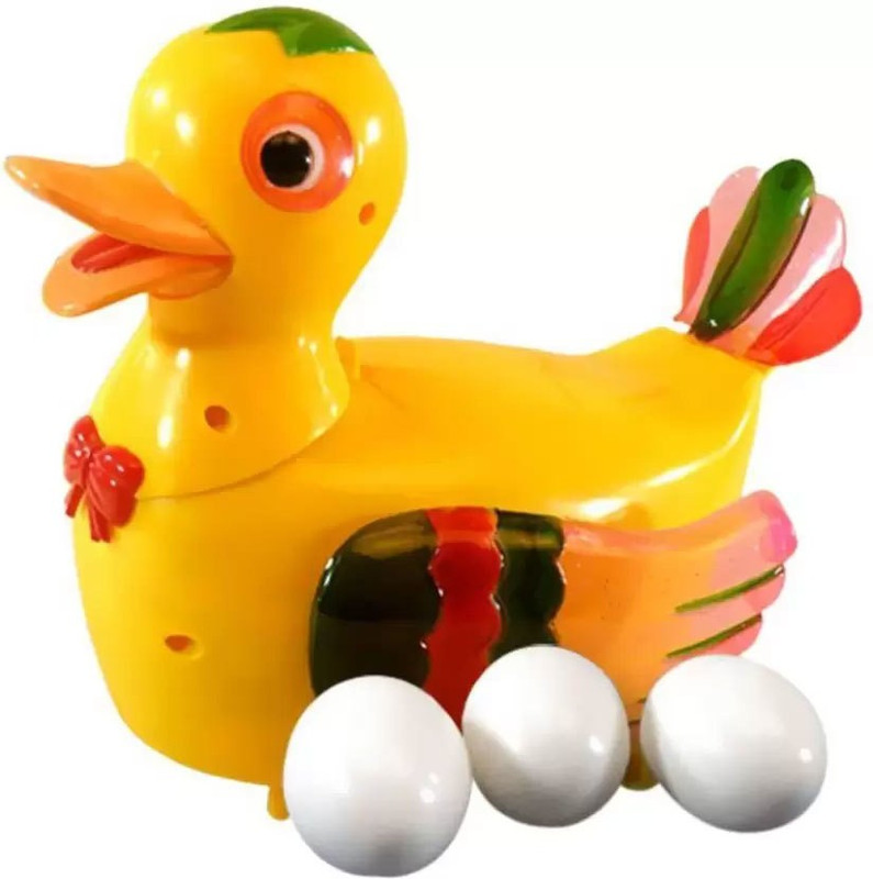 kluzie Learning/Educational toy Battery Operated Duck Lay An Egg Toy For Kids With Light & Music(Multicolor)