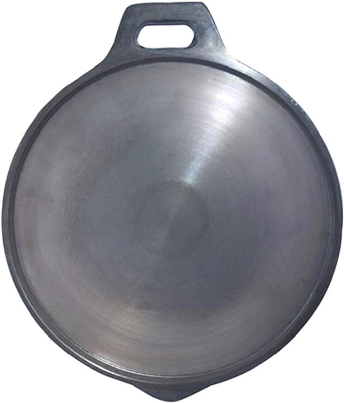 tirumalakitchenware Polished Pre-Seasoned Tawa/Dosa Kallu, 12 Inches (Black) Tawa 32 cm diameter(Cast Iron)