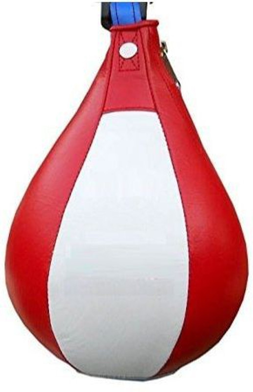 vedanshi Speed Ball Immortal Leather (Red/White) Speed Bag(Standard Size, 9)