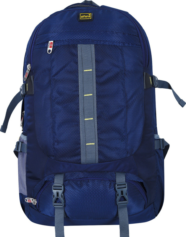 alfisha Rucksacks Trekking For Bags HK-1043-Navy Blue Rucksack  - 54 L(Peach)