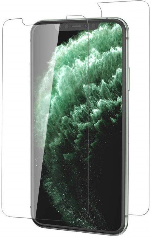 jacure Front and Back Tempered Glass for Jacure Front and Back Screen Protector Compatible with iPhone 11 Tempered Glass [Haptic Touch] Front and Rear Anti-Fingerprint/Scratch Compatible with iPhone11(6.1 inch) - Clear(Pack of 2)