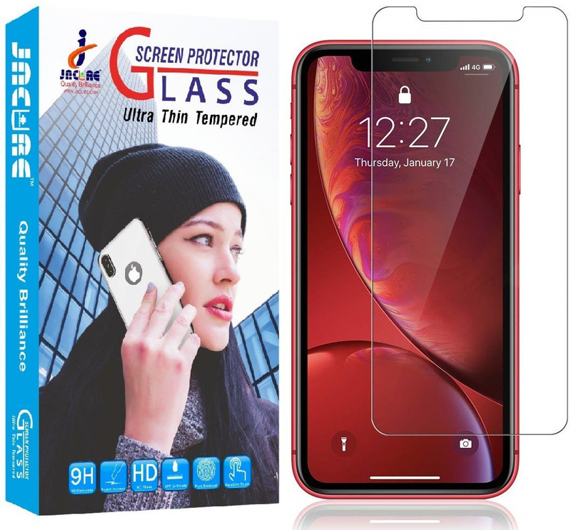 jacure Tempered Glass Guard for Jacure Front Body Protective Screen Guard 2.5D Curved Anti Fingerprint Screen Protector Anti-Dust and Anti-Scratch Protection Tempered Glass Compatible For iPhone11 Pro (5.8 inch) - Clear(Pack of 1)