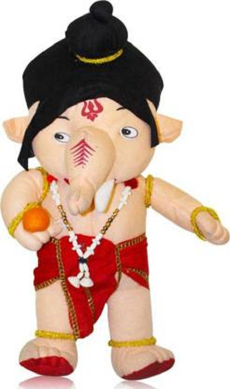 RBB HUB RBBHUB Baal Ganesh Soft Toy - 4 cm(Multicolor)