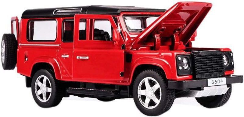 lavtoz ARYA Latest 1: 32 Land Rover Defender Alloy Model Car(Red, Pack of: 1)