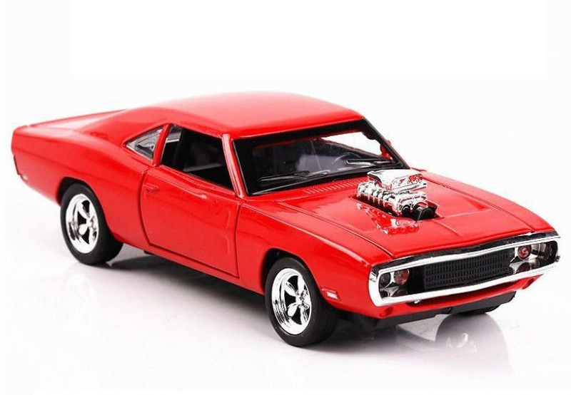 lavtoz ARYA Latest Dodge Charger Metal Pull Back Diecast Car Model(Red, Pack of: 1)