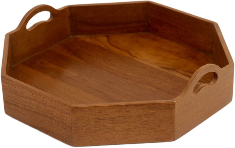 woodsala Polygon Medium Wooden Tray