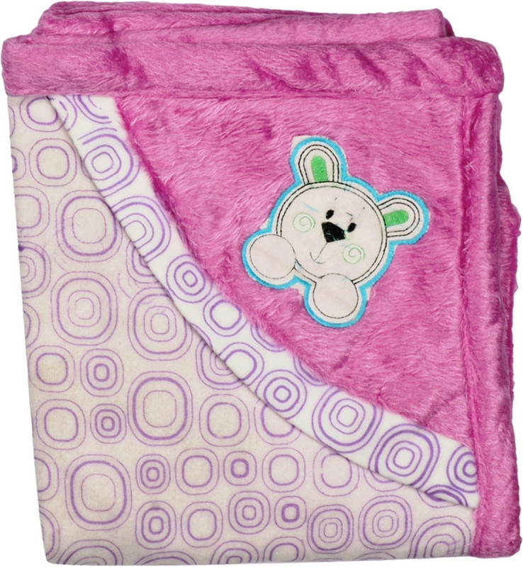 aroraonlinetraders Printed Crib Mink Blanket(Microfiber, Multicolor)