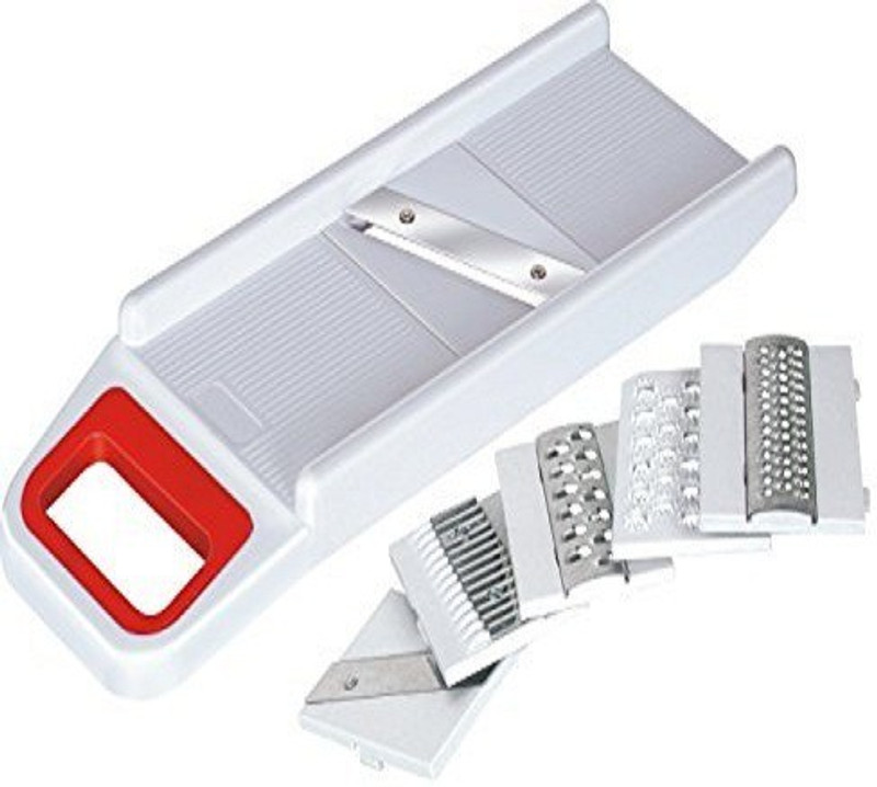 veer Vagetable slice Vegetable Grater & Slicer(1 x Vegetable Slicer, 6 x Vegetable Slicer Blade)