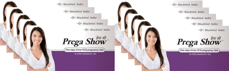prega show Combo of 10 pregnancy test kit Pregnancy Test Kit(10 Tests)