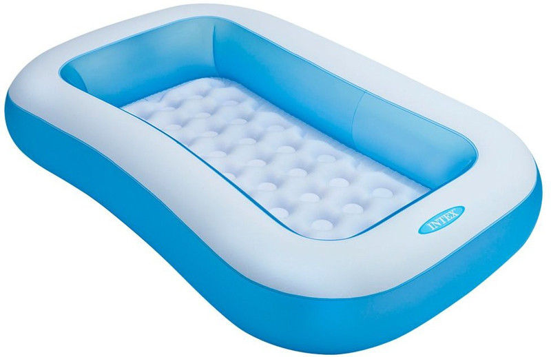 Mt hub Inflatable Rectangular Pool(Blue)