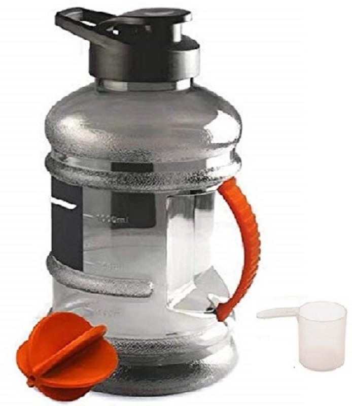 DOVEAZ scoop with Beast Gallon 1500 ml Plastic Shaker(Pack of 1, Orange)