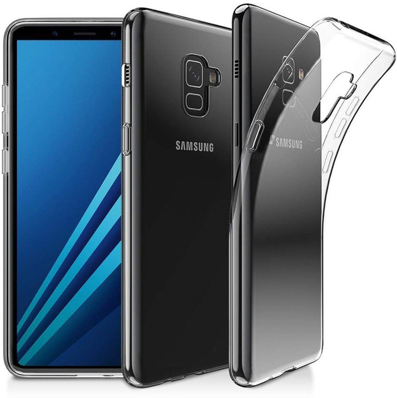 jics Back Cover for Samsung Galaxy J8(Transparent, Dual Protection, Silicon)