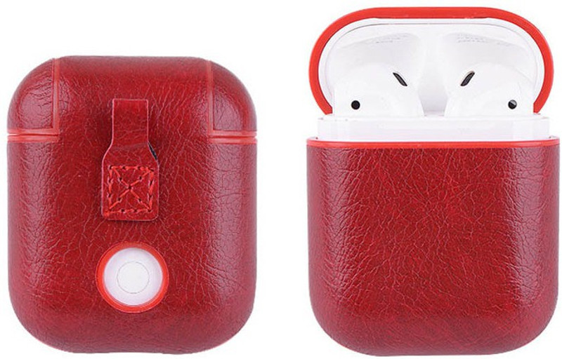 dbeautify Pouch for Airpods Series 2, Airpods Series 3(Red, Hard Case)