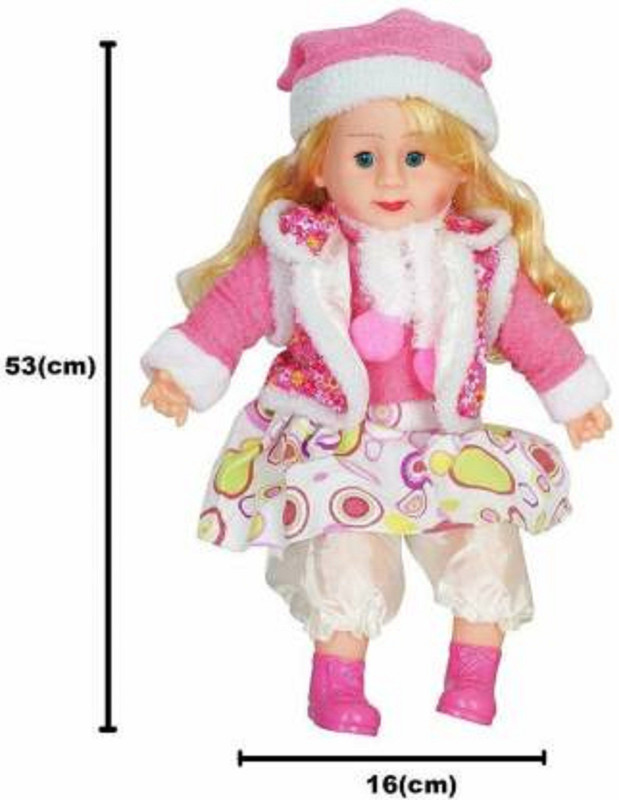 shreejienterprise Cute Baby Poem Doll Singing Tall Toy for Kids multi color(Multicolor)