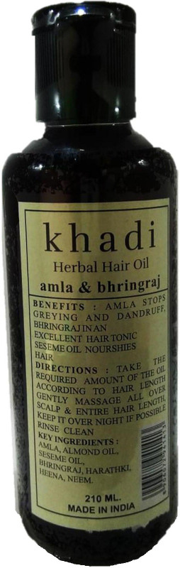 herbal khadi Amla & Bhringraj Hair Oil(210 ml)