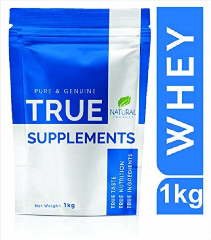 arms nutrition True Supplements Pure Whey Protein Concentrate (Unflavoured) BCAA(1 kg, Unflavour)