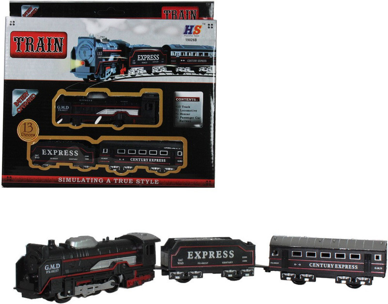mastermart Battery Operated Express Train Set With Head Light(Black)
