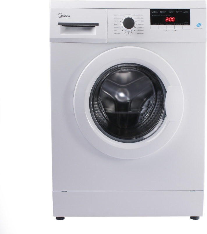 Midea 7 kg Garment Sterilization Fully Automatic Front Load with In-built Heater White(MWMFL070GBF)