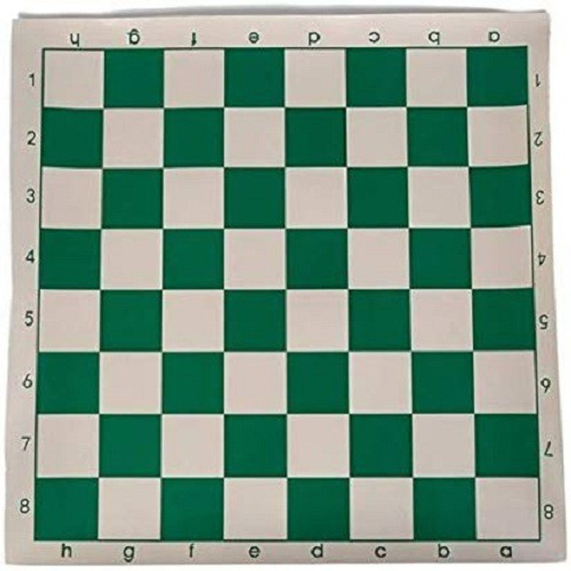 ONEX Vinyl Foldable Chess Mat Only (Green Colour) Board Game Accessories