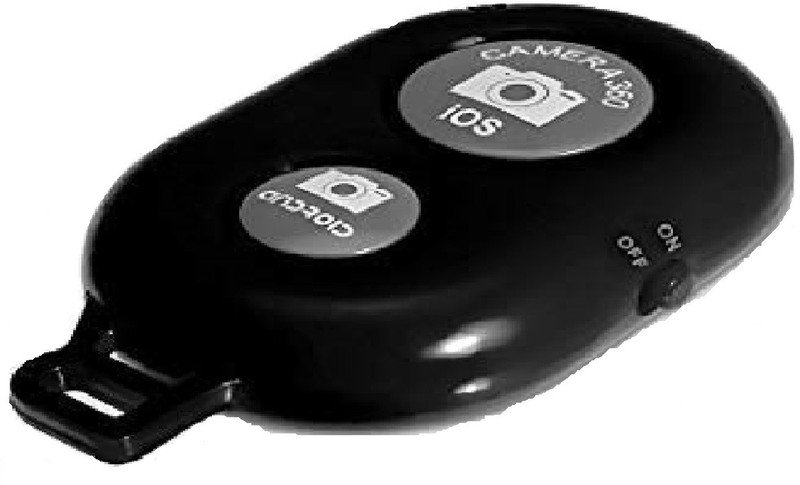 Mindfied  Remote Shutter Bluetooth Camera Control Camera Remote Control(Black)