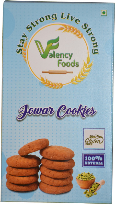 valency foods Jowar Cookies(250 g, Pack of 20)