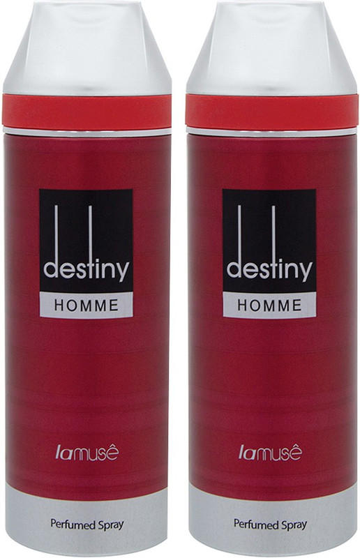 lamuse Destiny Body Spray, Pack of 2 Body Spray  -  For Men & Women(400 ml, Pack of 2)