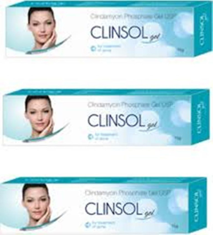 leeford CLINSOL SKIN ACNE & PIMLES ANTI GEL PACK OF 3 (15G)(15 ml)
