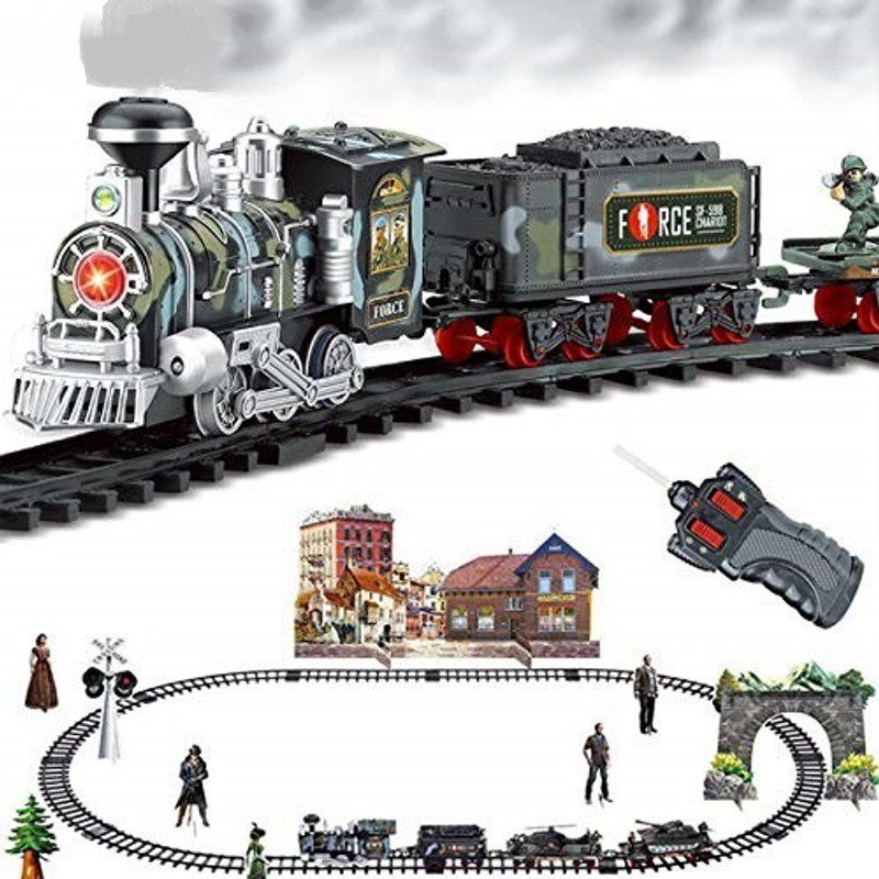 manvi Electric Dynamic Steam RC Track Train Set(Multicolor)
