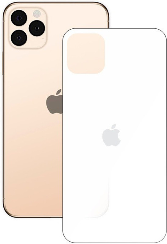 nzon Back Tempered Glass for iPhone11 pro 6.1 Inch 2019 - White(Pack of 1)