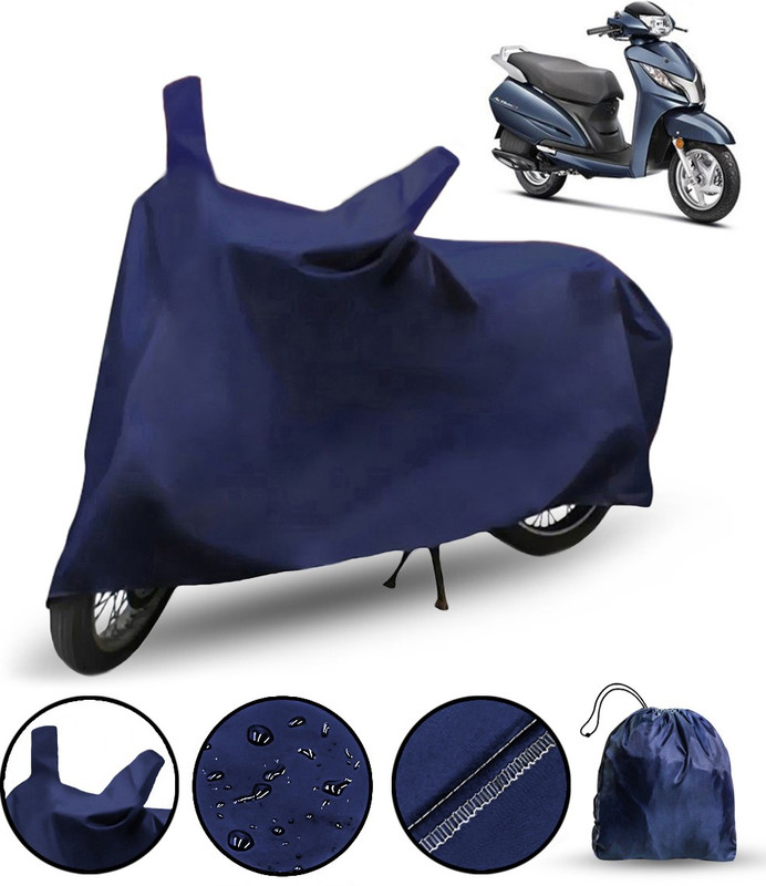 carzex Two Wheeler Cover for Honda(Activa 125, Blue)