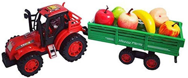 manvi Tractor Trolley Toy for Kids, Tractor Toy, Truck Toy for Kids(Multicolor)