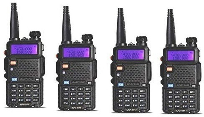spydo uv5r walkie talkie uhf400-470mhz dual band(4pcs) uv5r walkie talkie uhf400-470mhz dual band (4pcs) Walkie Talkie(Black)