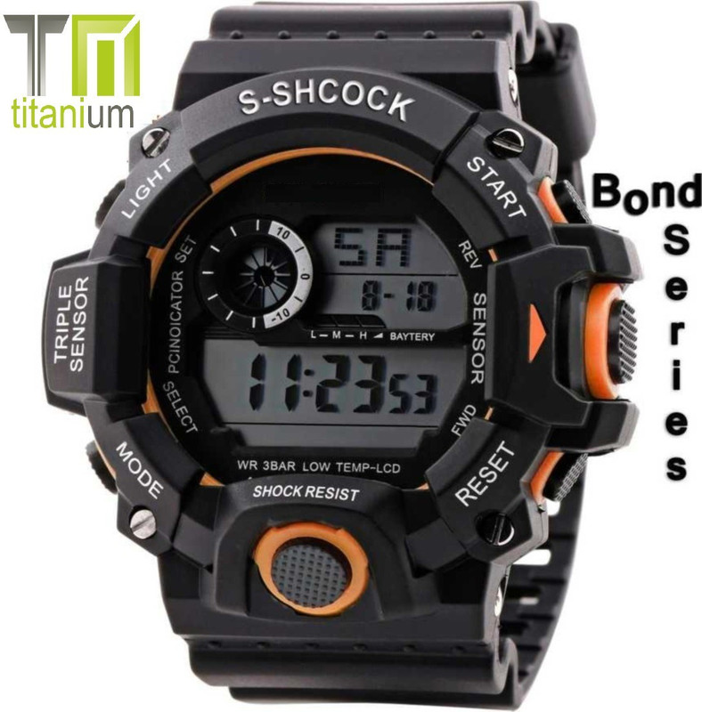 titanium Bond077 Digital Watch  - For Boys
