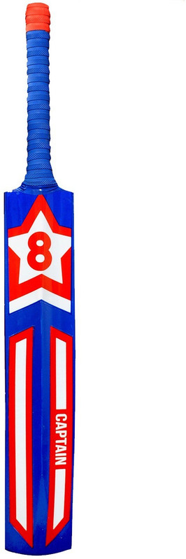 gr8 Captain Popular Willow (Full Size) Tennis Ball Cricket Bat for Heavy Poplar Willow Cricket  Bat(1050-1150 g)
