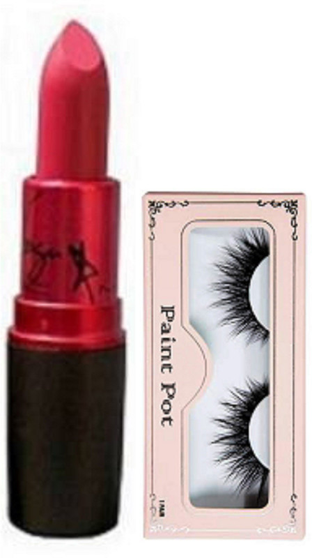 paint pot Eyelashes, Lady Gaga Lipstick(2 Items in the set)