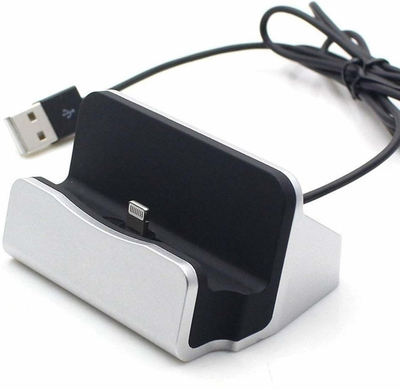 Vinayakart Dock Station for Illumination Desktop Dock(Silver, Black)