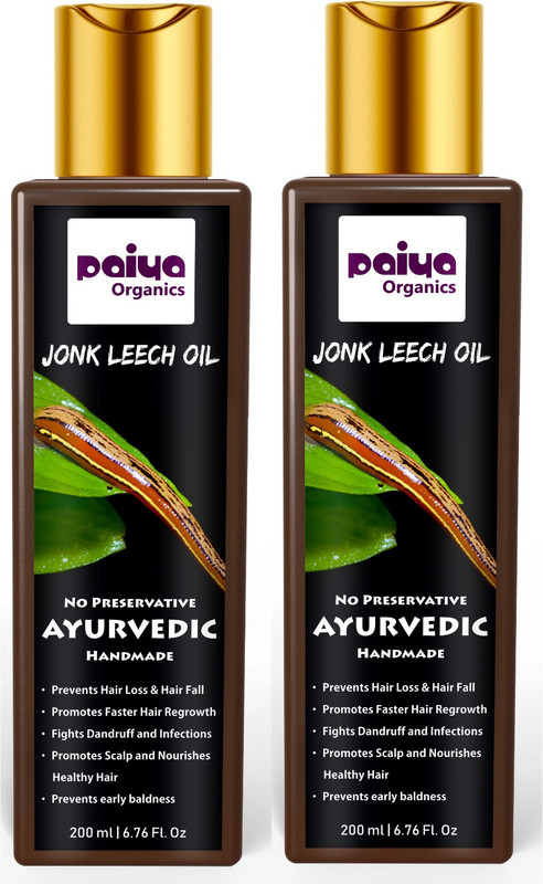 paiya organics 400ML Original Jonk Oil, Leech Oil For Hair Regrowth Hair Oil(400)