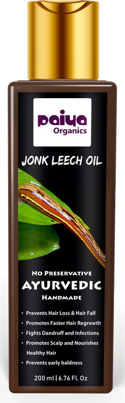 paiya organics 200ML Original Jonk Oil, Leech Oil For Hair Regrowth Hair Oil(200 g)