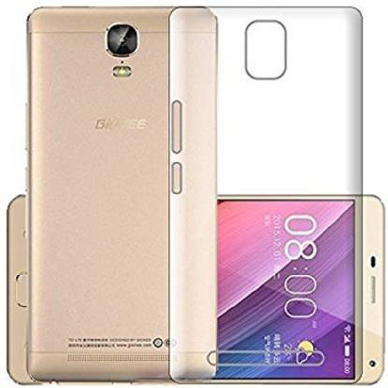 jics Back Cover for Gionee P7 Max(Transparent, Dual Protection, Silicon)