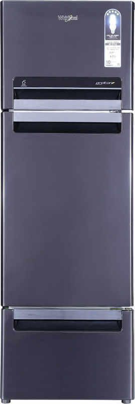 Whirlpool 260 L Frost Free Triple Door Refrigerator(Steel Onyx, FP 283D Protton Roy) Whirlpool 260 L Frost Free Triple Door Refrigerator(Steel Onyx, FP 283D Protton Roy)