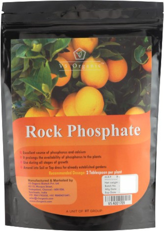 v5 organic Rock Phosphate V5RP Soil Manure(400 g Powder)