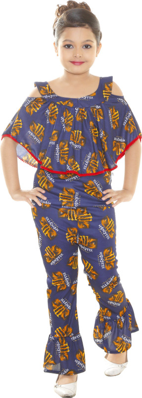 stylokids Girls Party(Festive) Top Pant(Multicolor)