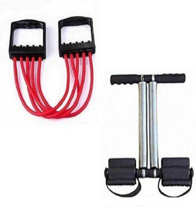 charuvi enterprises Tummy trimmer & chest expander / developer( multicolor combo ) Gym & Fitness Kit